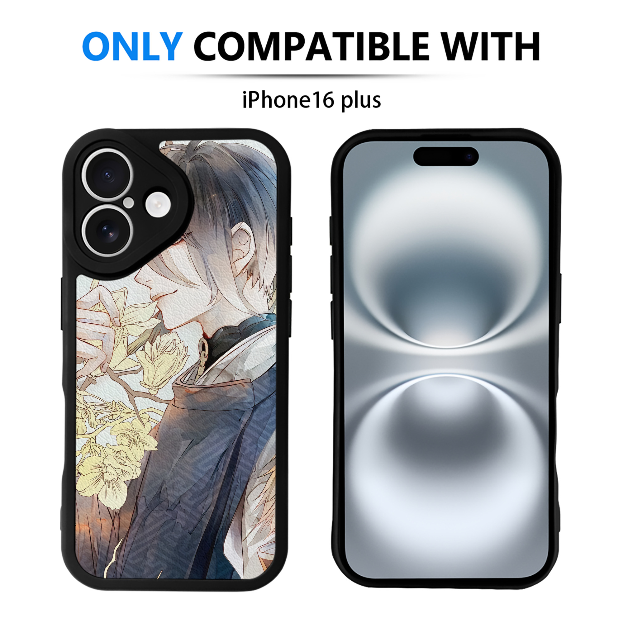 （画像用） 刀剣乱舞 Touken Ranbu 【iPhone 16シリーズ対応】シリコンスマホケース（レザー調） 材質：シリコン